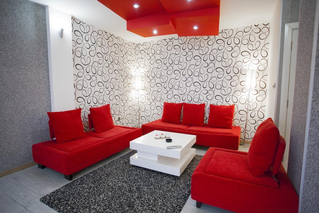 Apartment Red Belgrado Kamer foto